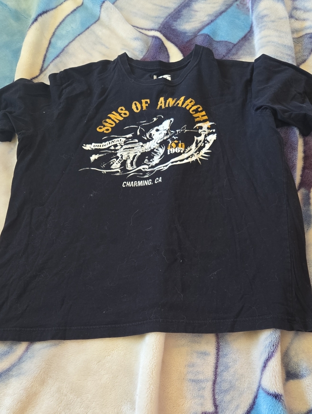 Sons of Anarchy Black Graphic Short Sleeve Tee